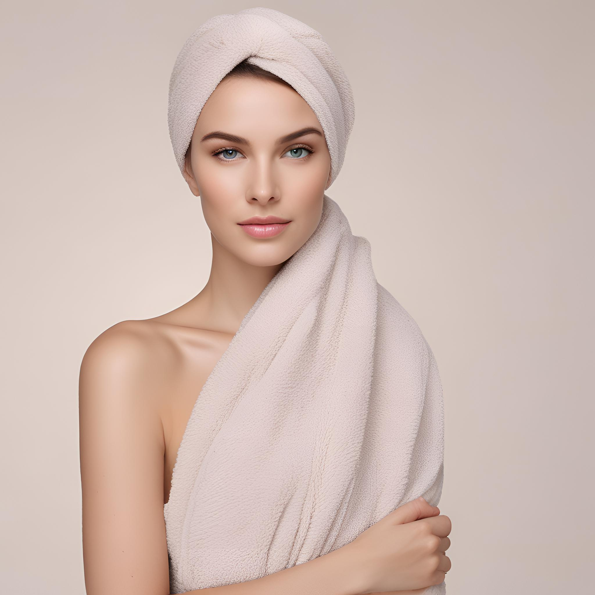 Weiches Frische-Frottee-Handtuch mit Frischewirkung